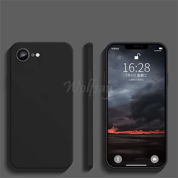 iPhone 16e: Flüssigsilikon-Schutzhülle, schlichte Gummi-Handyhülle, Schutzhülle, Hülle