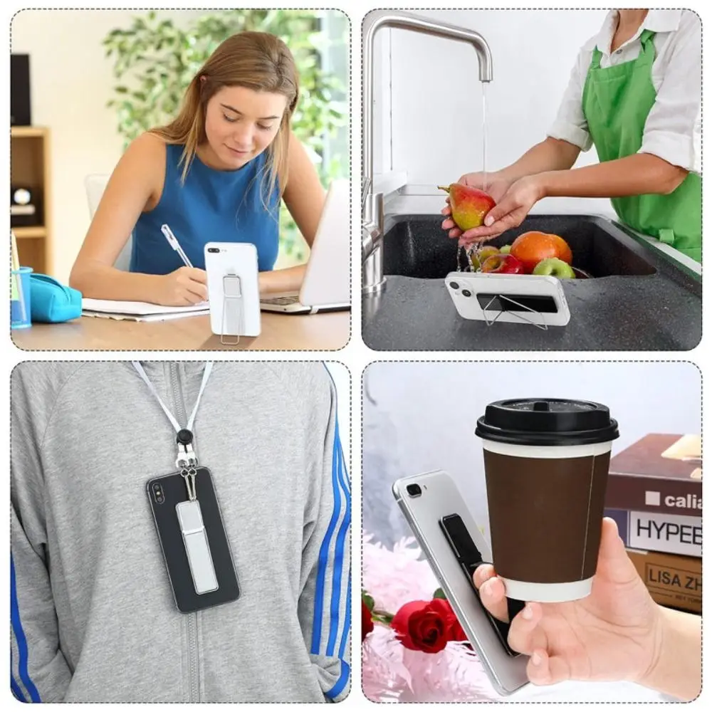 Universal Telefon halter Griff Handy Ring Finger Ständer Riemen Band faltbare Telefon steht für – Bild 6
