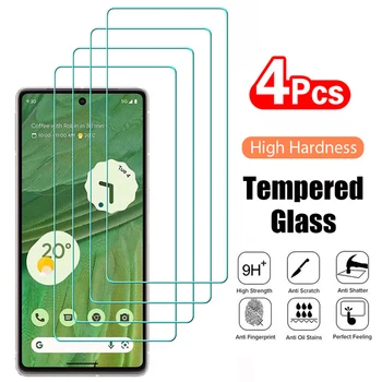 Pixel 10 Pro: 4PCS Gehärtetes Glas schützende Transparente Displayschutzfolie Glas
