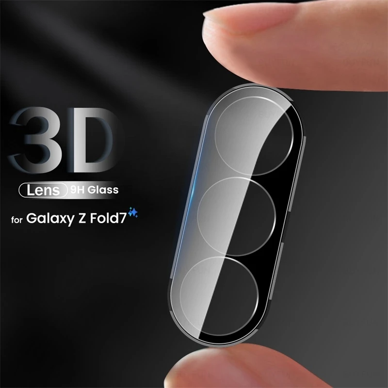 Galaxy Z Fold7: 8 Ultra 3-1 Stück 3D Gehärtetes Glas Gebogener Rückkamera-Schutz Fold8 5G Rücklinsenfolie