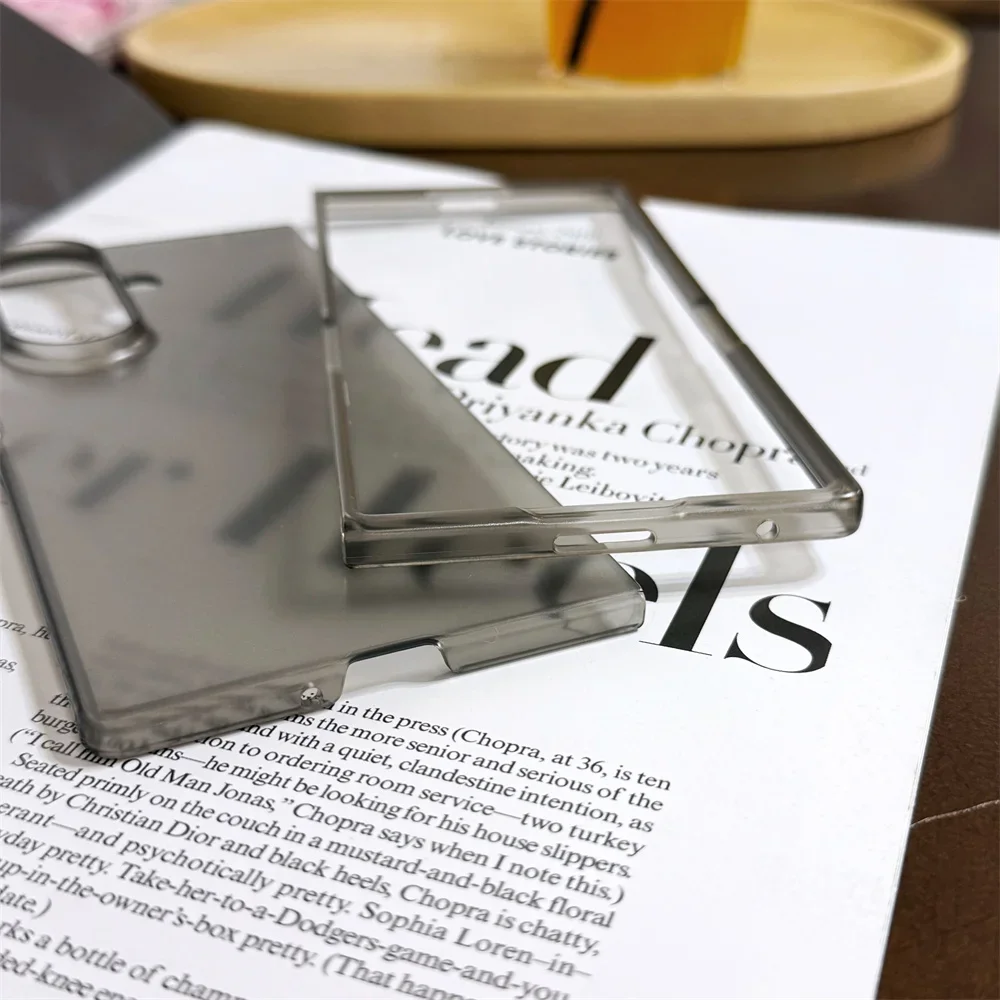 Handyhülle 6 5 4 3 Fold7 Fold6 Fold5 Schutzhülle Harte Rückseite Transparent Ultradünn Schlank Matt – Bild 5