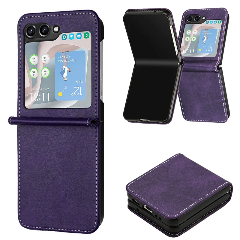 Magnetische Flip-Brieftaschenhülle 6 5 4 3 Flip6 Flip5 Flip4 Flip3 mit Kartenfach und Standfunktion aus Leder – Bild 3