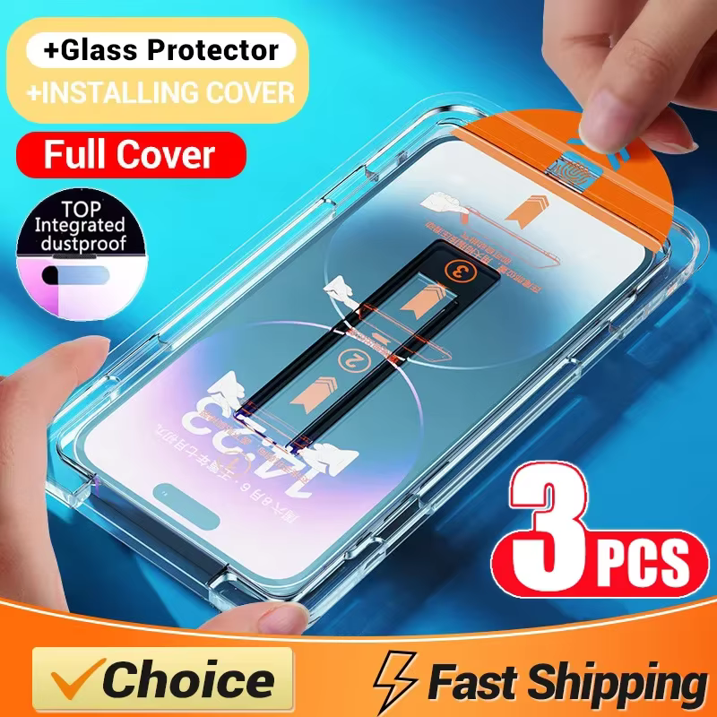 iPhone 13: Oleophobe Beschichtung, staubfrei, einfache Installation, Displayschutzfolie, Glas
