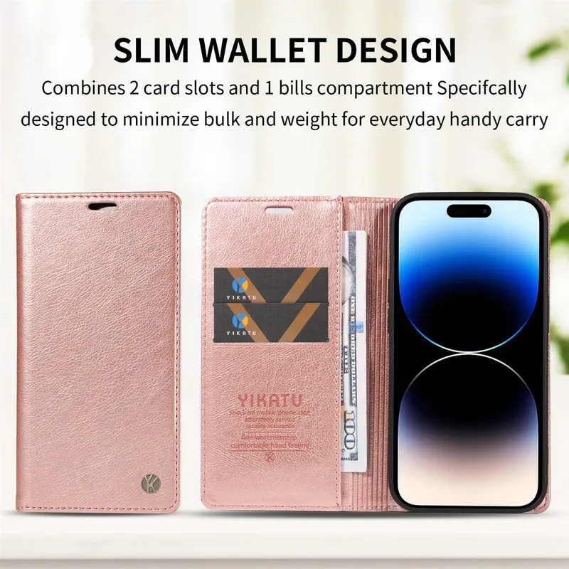 Luxus-Leder-Brieftaschen-Handyhülle 13T ACE 3V 5 Pro, magnetische Flip-Standhülle CE4 Lite Taschen – Bild 2