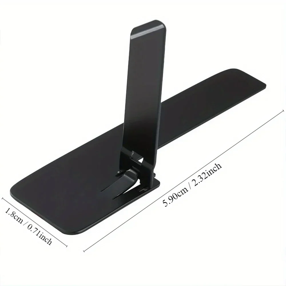 1/2 Stück Ultra Dünner Mini-Handy-Ständer Universeller Desktop-Telefonhalter Metall-Klappständer für iPhone/Samsung – Bild 6