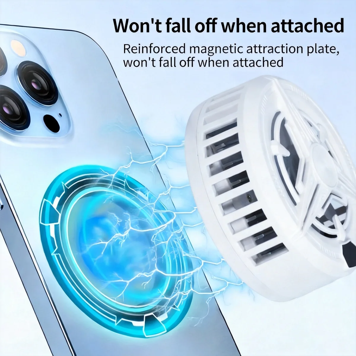 Neue Handy-Kühlplatte, magnetischer Wärmeabführungs-Aufkleber für Spiele-Kühlventilatoren, Kühlkörper für iPhone/Samsung/Xiaomi – Bild 5