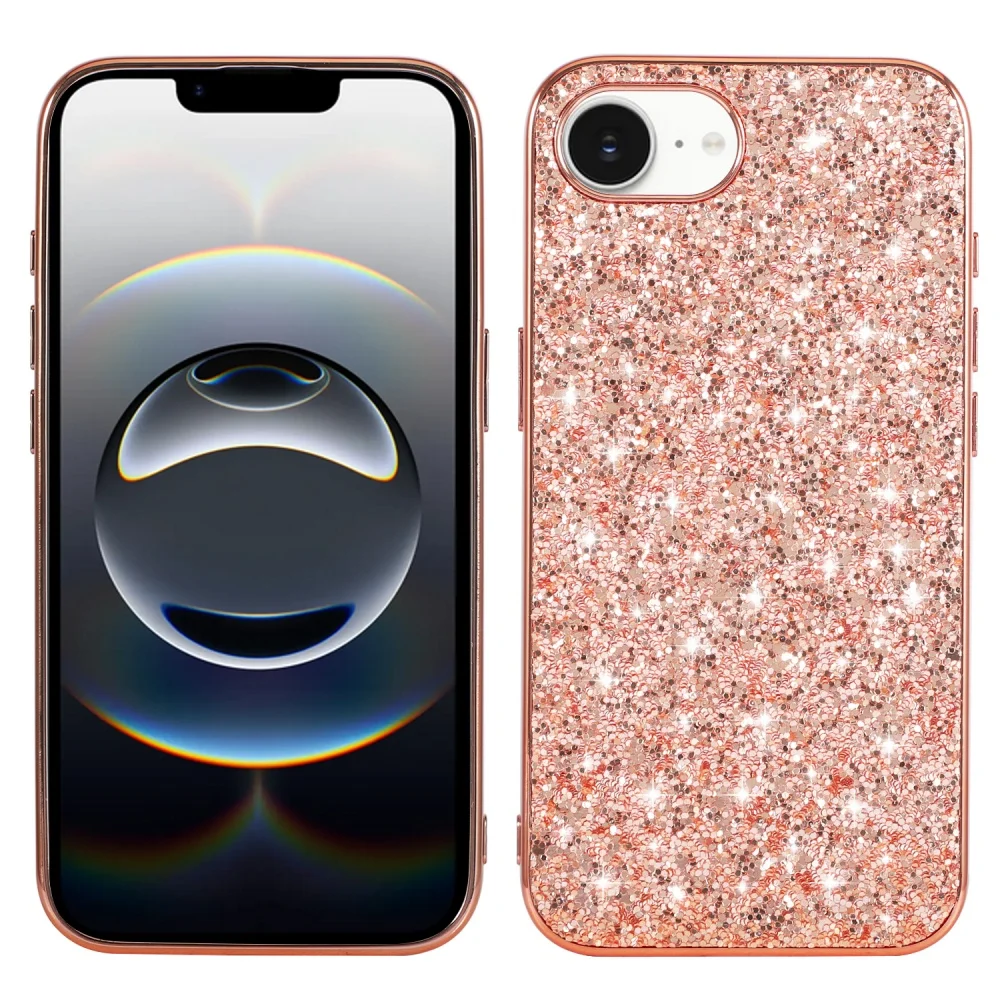 iPhone 16e: Luxus-Glitzer-Sternenhimmel-Hülle mit Pailletten-Beschichtung Farbenfrohe Glänzende Stoßfeste Schutzhülle