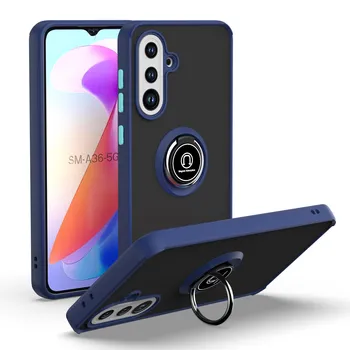 Galaxy S22: Magnetische Ring Ständer Halter Stoßfest Telefon Fall S10 Abdeckung