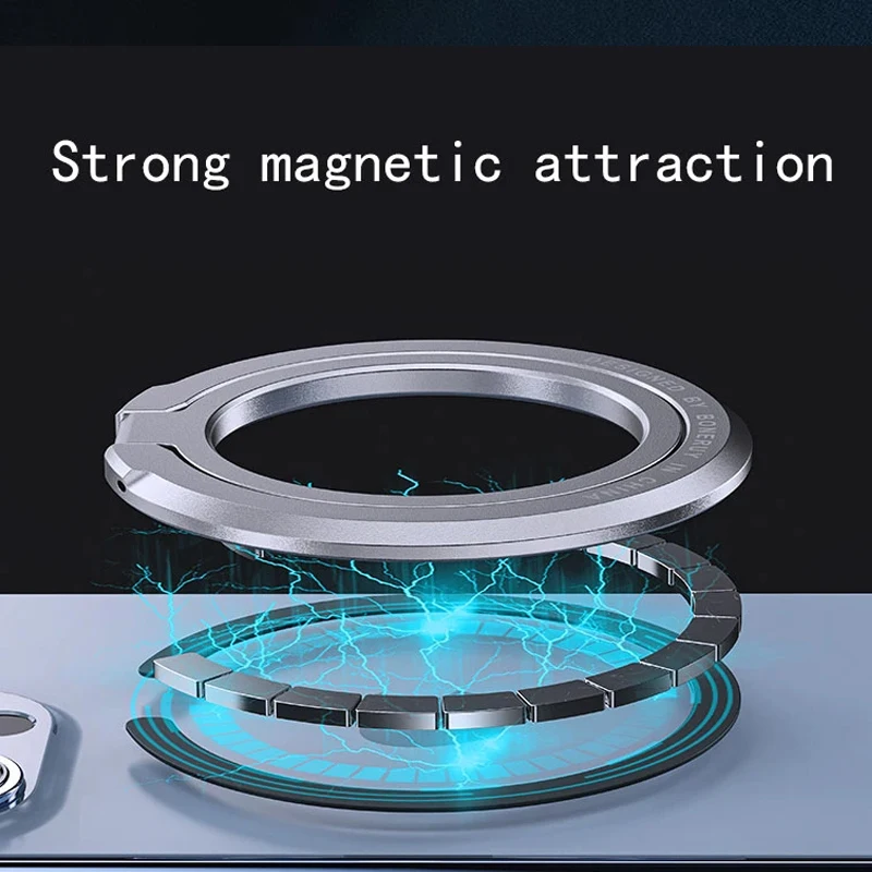 Magnetischer Ring-Handyhalter, abnehmbarer, faltbarer Snap-Grip für Smartphone-Unterstützung, tragbare Handyhalterung – Bild 4