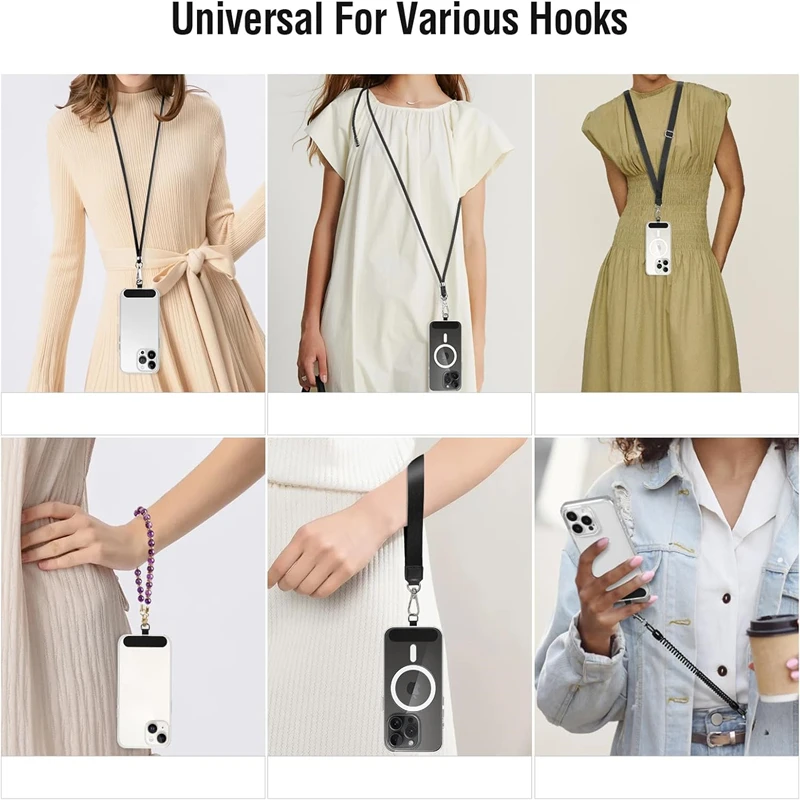 Universal Handy Lanyard Straps Dichtung Anti-verloren Nylon Abnehmbare Telefon Hängen Schnur Patch Ersatz Sling Tether – Bild 6