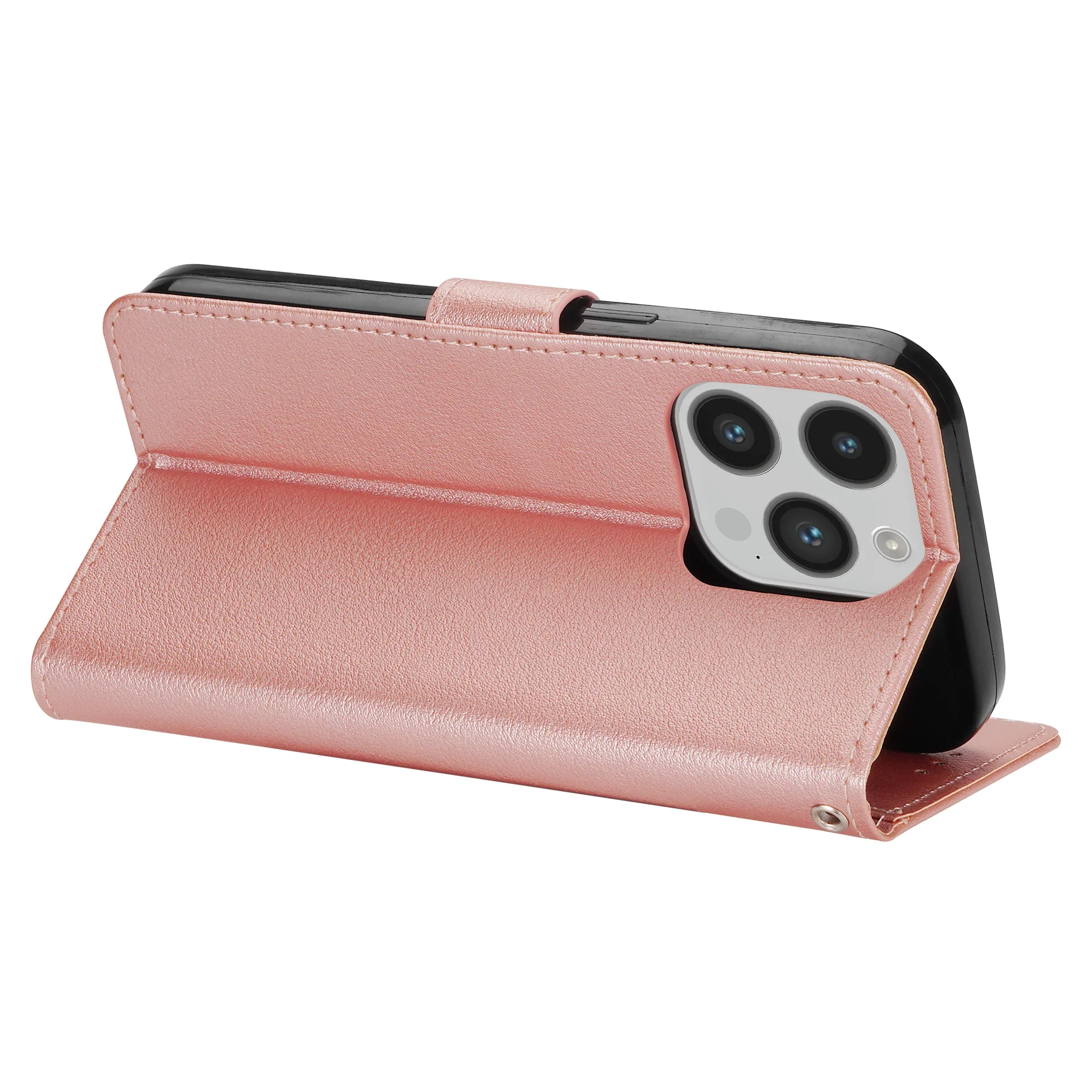 Ledertasche schützen Abdeckung 6s Plus SE 2020 2022 Stand Flip Wallet Case – Bild 4