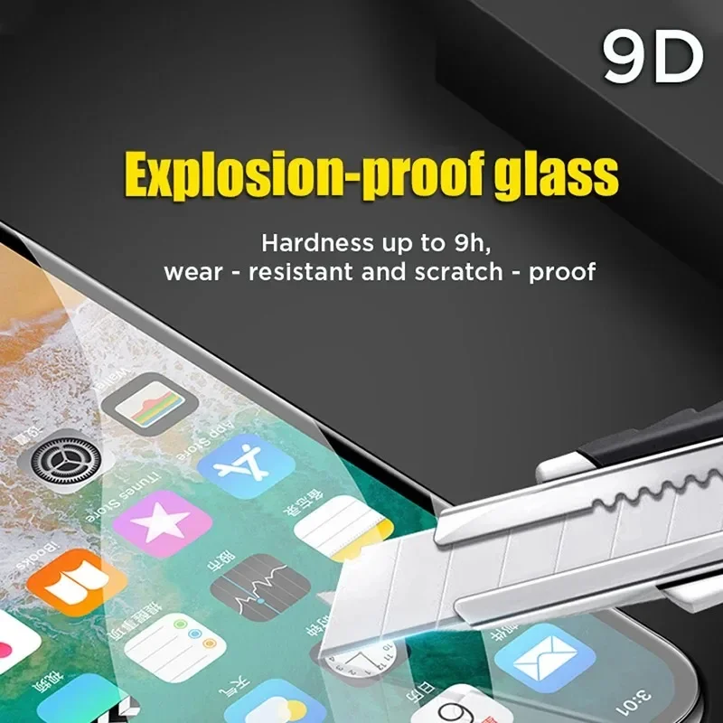 4Pcs Gehärtetem Glas Für Xiaomi Redmi Hinweis 13 12 11 10 9 9s Pro Max 13C 12C 10C 10A 9C 9A 9T 5G Screen Protector Schutz Glas – Bild 2
