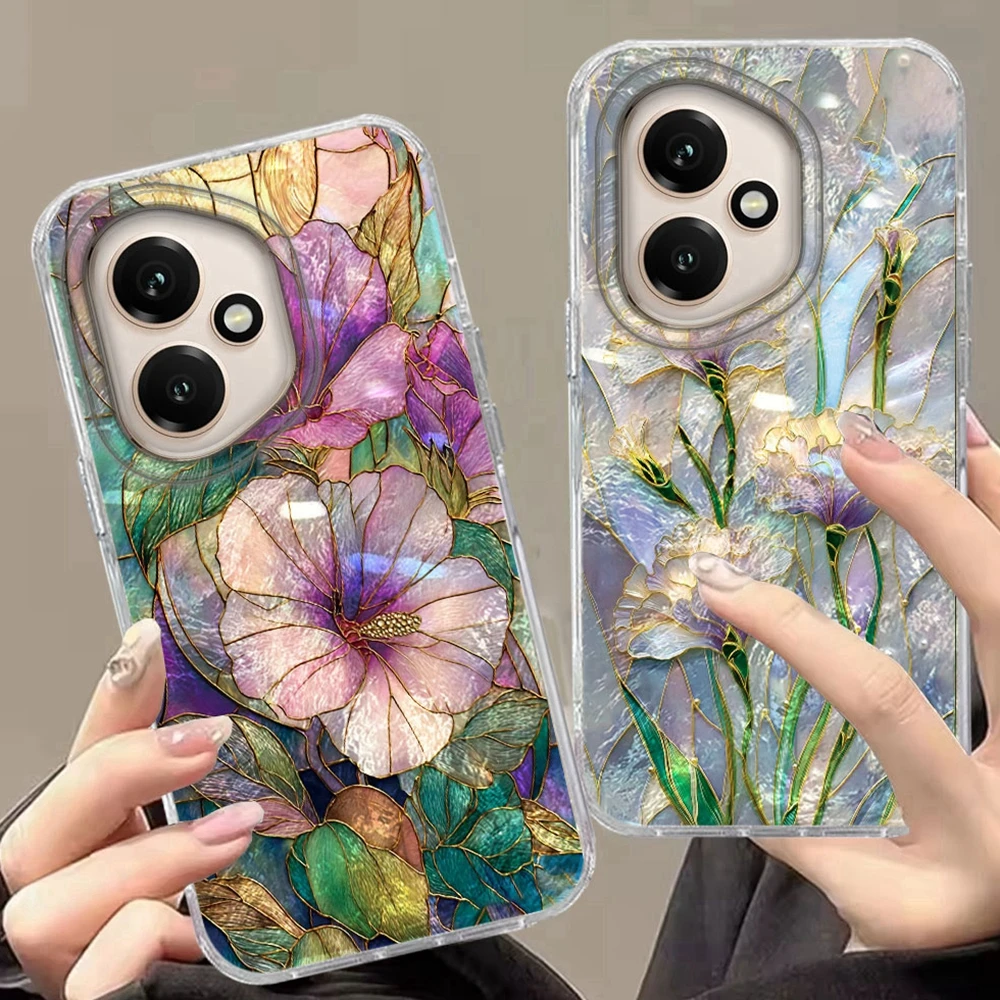 Honor 400: Rosa Trompetenblumen-Handyhülle Smart Pro Magic7 6 5 70 Lite X9a X9c X9b X8b X8a X8c X7c X7b X6c X6b X6 Cover