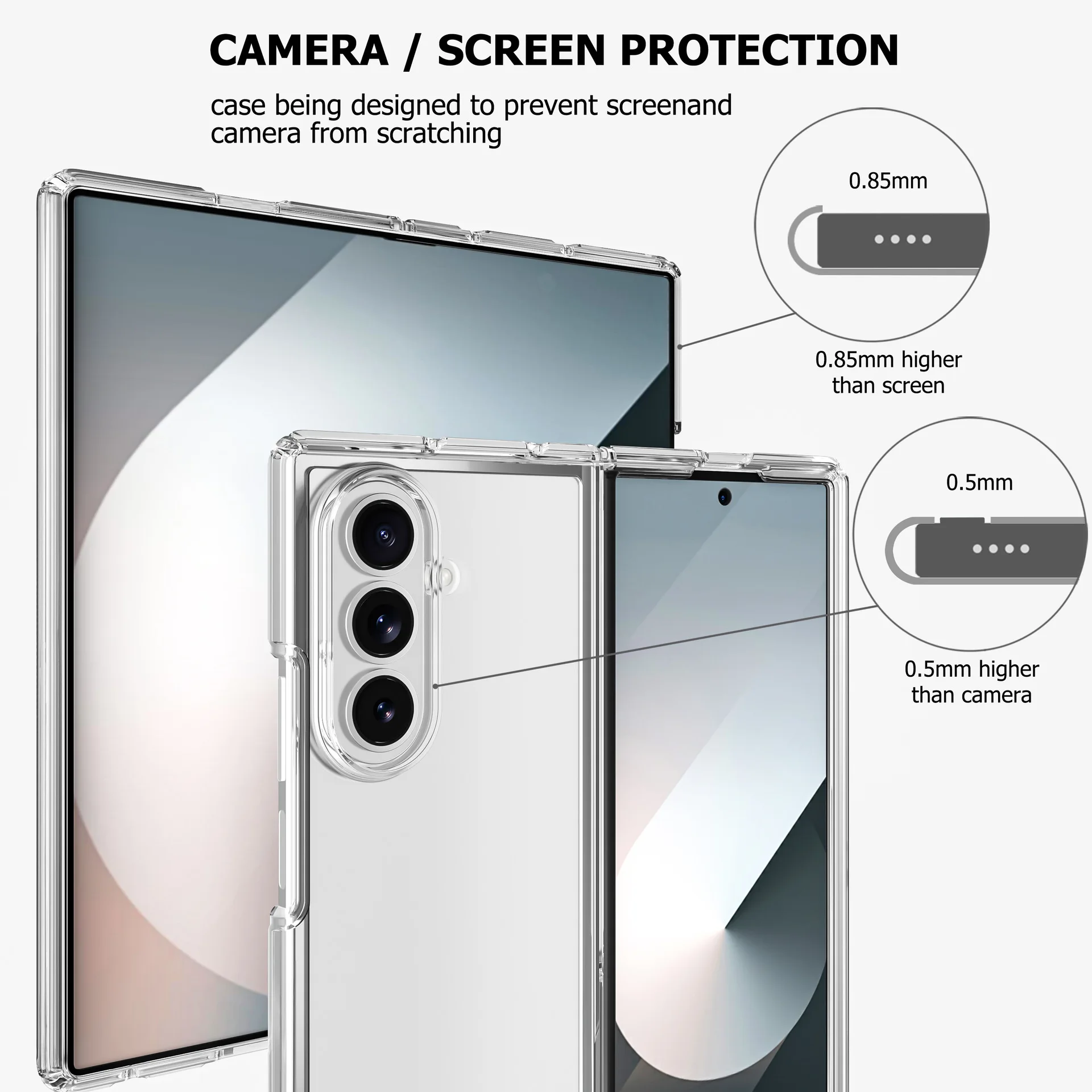 Transparente Schutzhülle Fold7 5G Fold Fold3 Fold5 Fold6 Fold – Bild 5