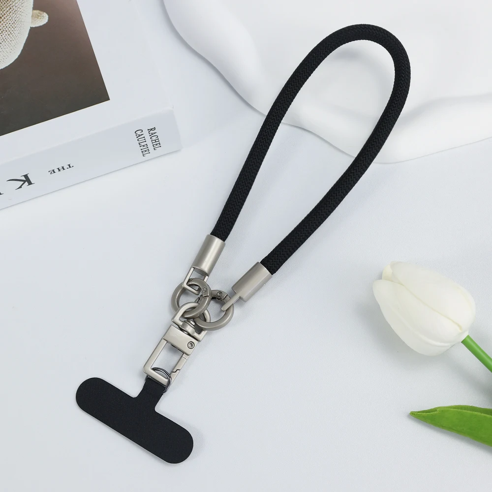 Neues handgewebtes Universal-Lanyard für Mobiltelefone, Universal-Lanyard, Handschlaufe, kurzes Seil, Handschlaufe – Bild 3