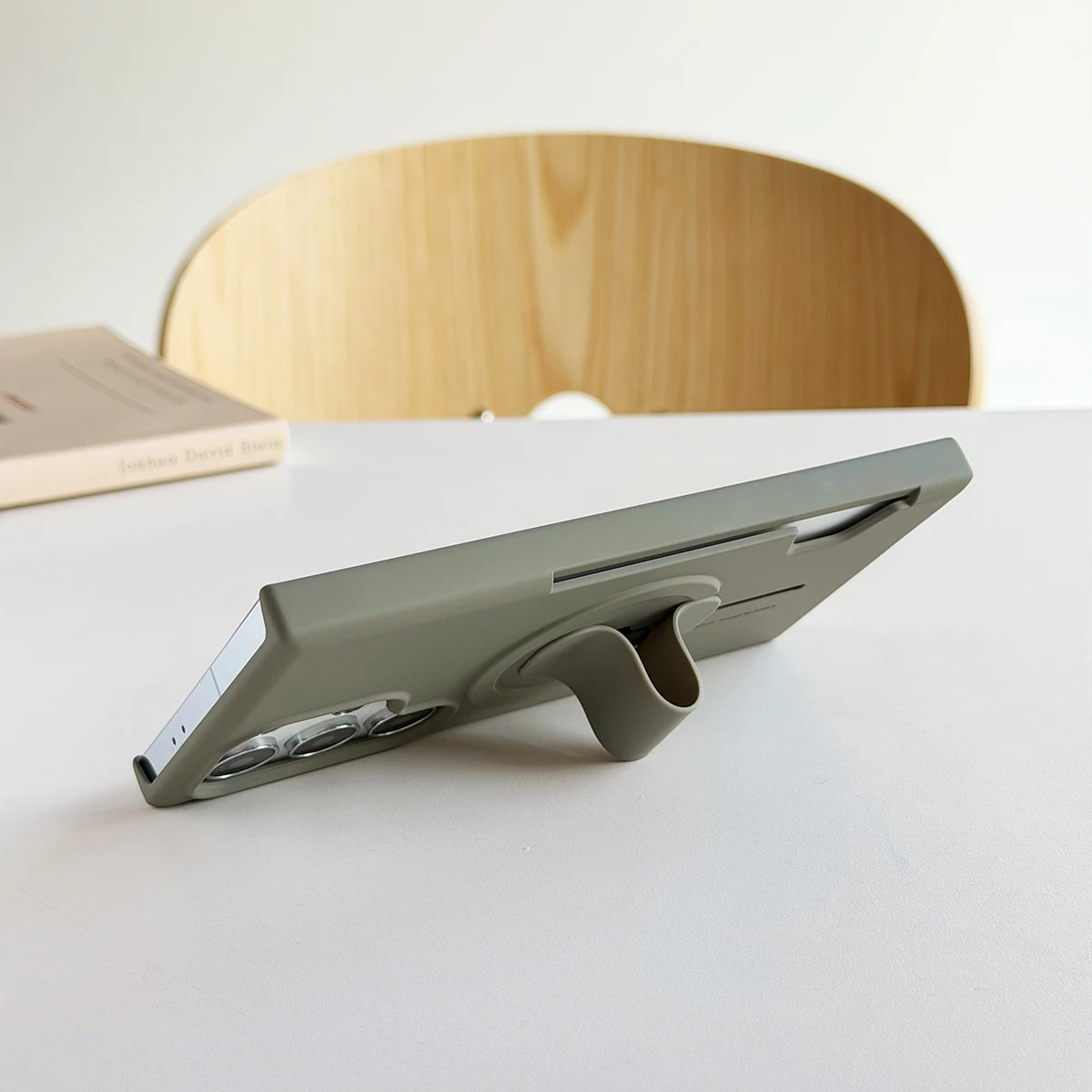 Magnetische Standhülle Cover Matte PC Ringhalter Mag-safe Kartenfach Schutzhülle Fundas – Bild 3