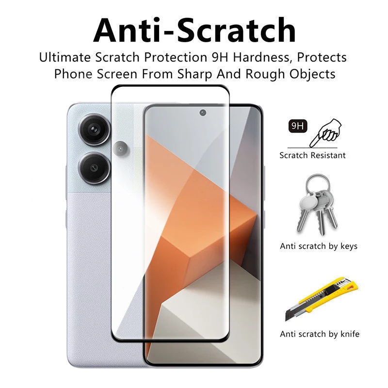 Glas Gehärtetes Glas 6,67 zoll Volle Abdeckung 3D Gebogene Screen Protector – Bild 2