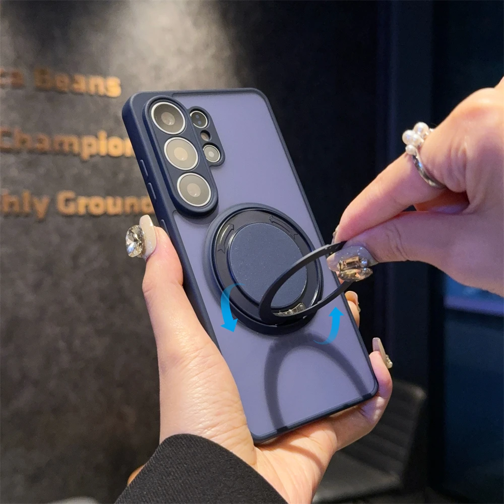 360° Ringhalter Magnetische Handyhülle Matte Hülle – Bild 4