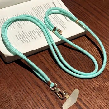 Universelle Umhängetaschen-Telefon-Lanyards mit Patch, verstellbarer Handy-Gurt, Umhängeband, Halsseil für