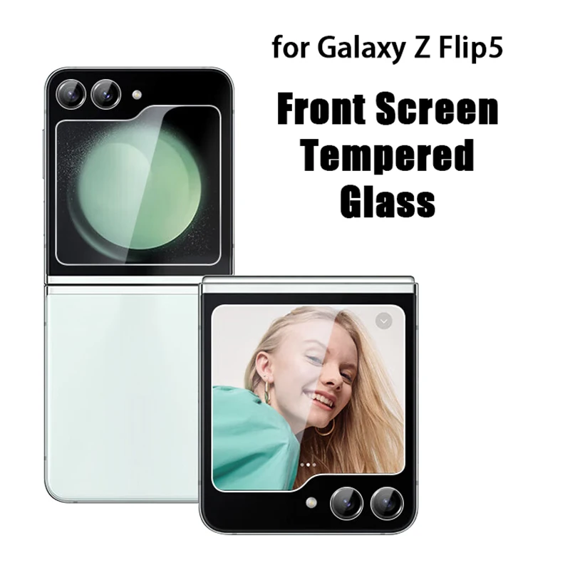 3 Stück Gehärtetes Glas Flip7 Handy-Displayschutz Frontglas-Schutzfolie 10H Klar – Bild 2