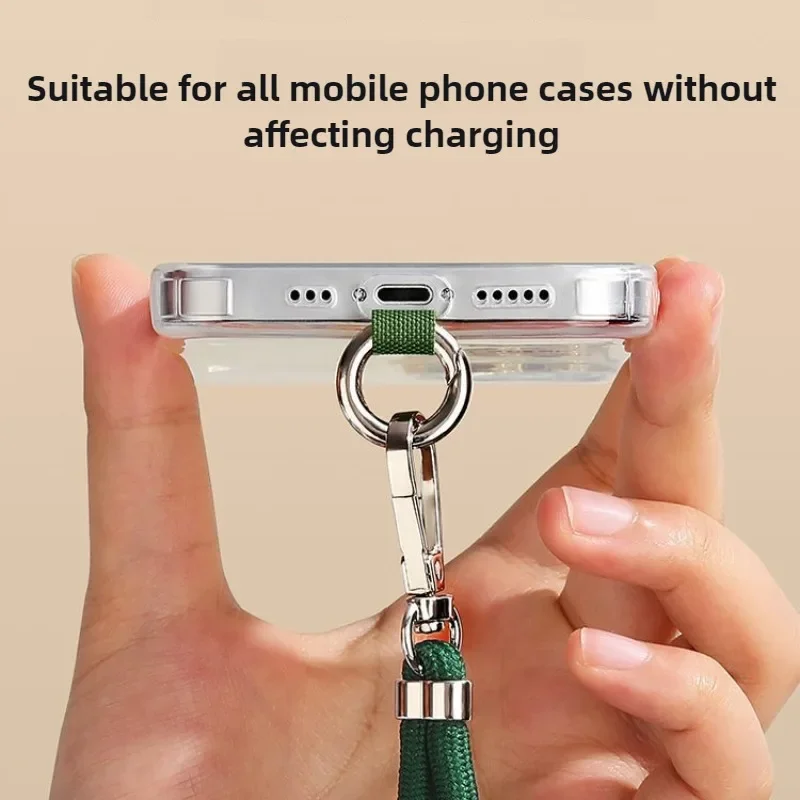 Umhängeband, Halskettenband, universelle Handy-Einstellung, langes Hängeseil mit Clip, Anti-Verlust-Lanyard – Bild 4
