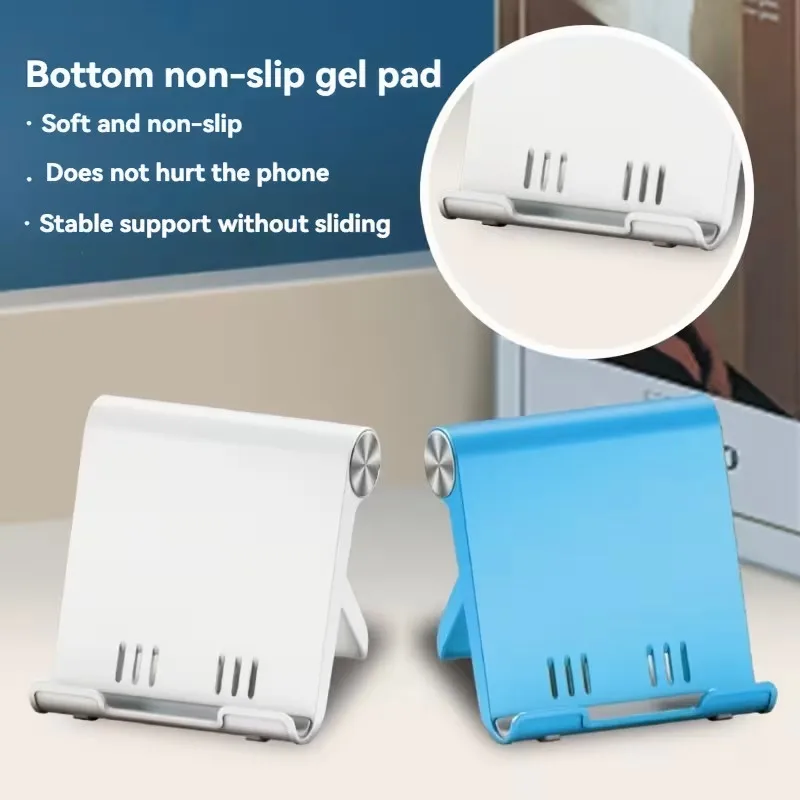 Verstellbarer Telefonhalter, tragbarer, faltbarer Desktop-Telefonständer, universeller Handyhalter für iPhone, Samsung – Bild 4