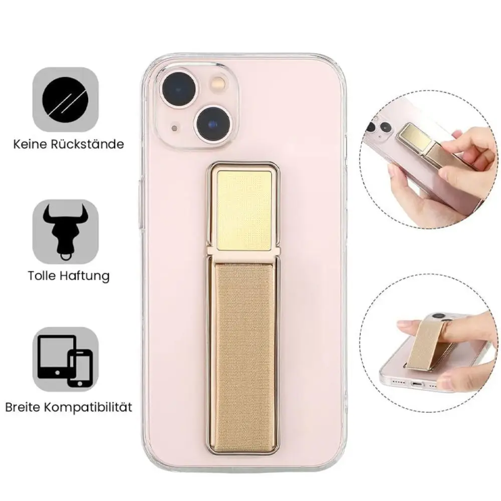 Universal Handy Ring halter Finger Kicks tand Strap Band Griff faltbarer Handy Ständer für iPhone/Samsung/Xiaomi/Huawei – Bild 4