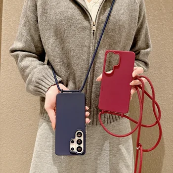 Galaxy A16: Lanyard-Hülle - Candy Crossbody Halsband-Softcover