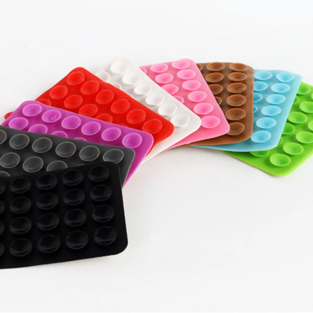 JCYECF 1pc Silikon Saug Pad Für Handy Halterung Saugnapf Unterstützt Klebstoff Silikon Gummi Universal Ladegerät Leder – Bild 2