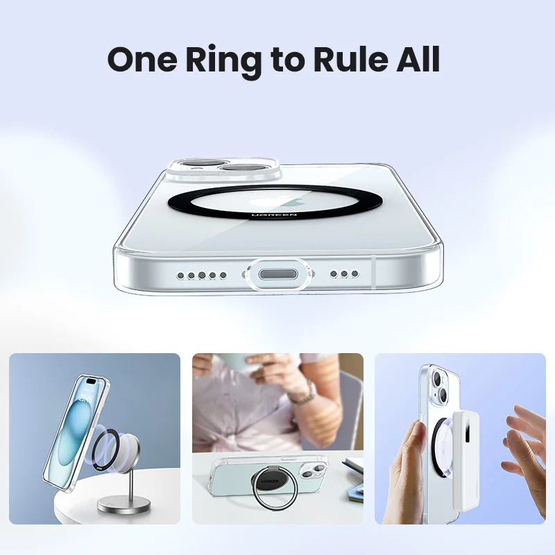 Ugreen magnetischer Metallring für magsafe iPhone 15 14 13 Pro Android-Handys Platte Aufkleber Ringe für Magsafe – Bild 3