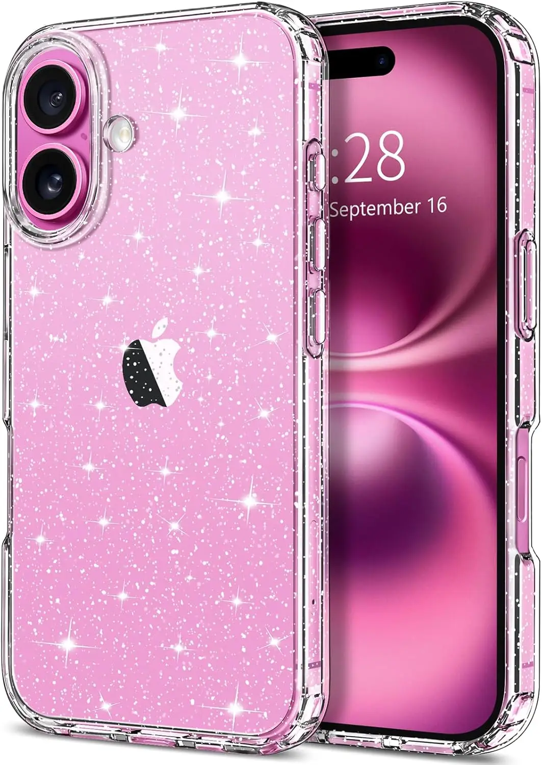 iPhone SE (2020/2022): Glitzernde transparente Hülle 2020 Mädchen Handyhülle Zubehör