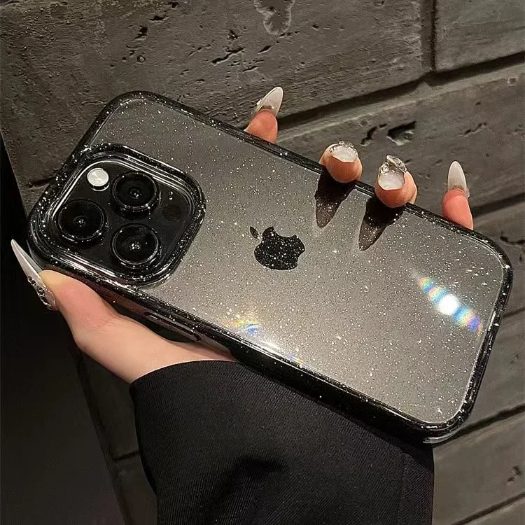 Luxuriöse Glitzer-Handyhülle weiche transparente Silikonhülle – Bild 5