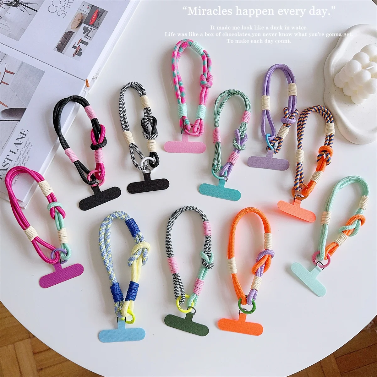Telefon-Lanyard, Handschlaufe, Handyhülle, Verbindungsstück, universelles Handyhülle-Zubehör, rutschfest und sturzsicher, tragbarer Anhänger