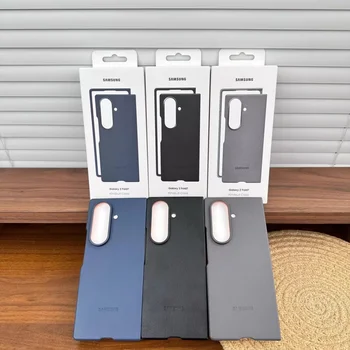 Galaxy Z Fold6: 6 5G Lederhülle Premium Echtleder Luxus-Handyhülle Vollschutz Stoßfeste Schale Fold7 Fold6