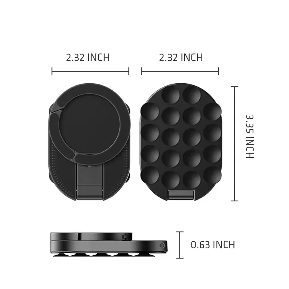 MA39 Magnetischer Faltbarer Handyständer Universal 360° °   Drehbarer Desktop-Handyhalter mit Saugnäpfen an der Unterseite – Bild 5