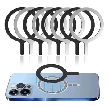 Universeller Magnet-Aufkleber, magnetischer Adapterring, geeignet für Magsafe IPhone, kabelloses Laden, Handy