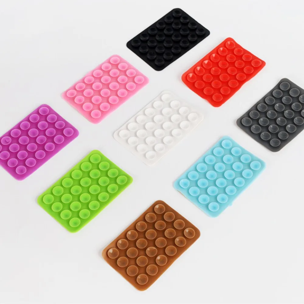 JCYECF 1pc Silikon Saug Pad Für Handy Halterung Saugnapf Unterstützt Klebstoff Silikon Gummi Universal Ladegerät Leder – Bild 4