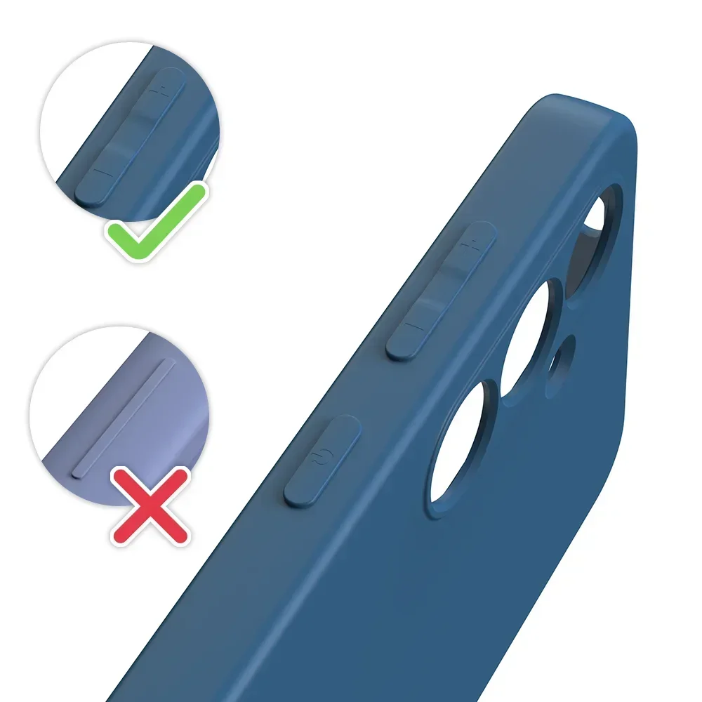 Hülle Weiche Flüssigsilikon Stoßfeste Handy-Rückabdeckung – Bild 5