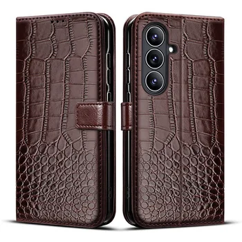 Galaxy A15: Flip-Lederhülle mit Kartenfach