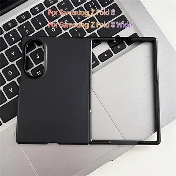 Galaxy Z Fold4: Matte transparente ultradünne PC 2-in-1-Handyhülle 8 Wide, harte, stoßfeste Schutzhülle