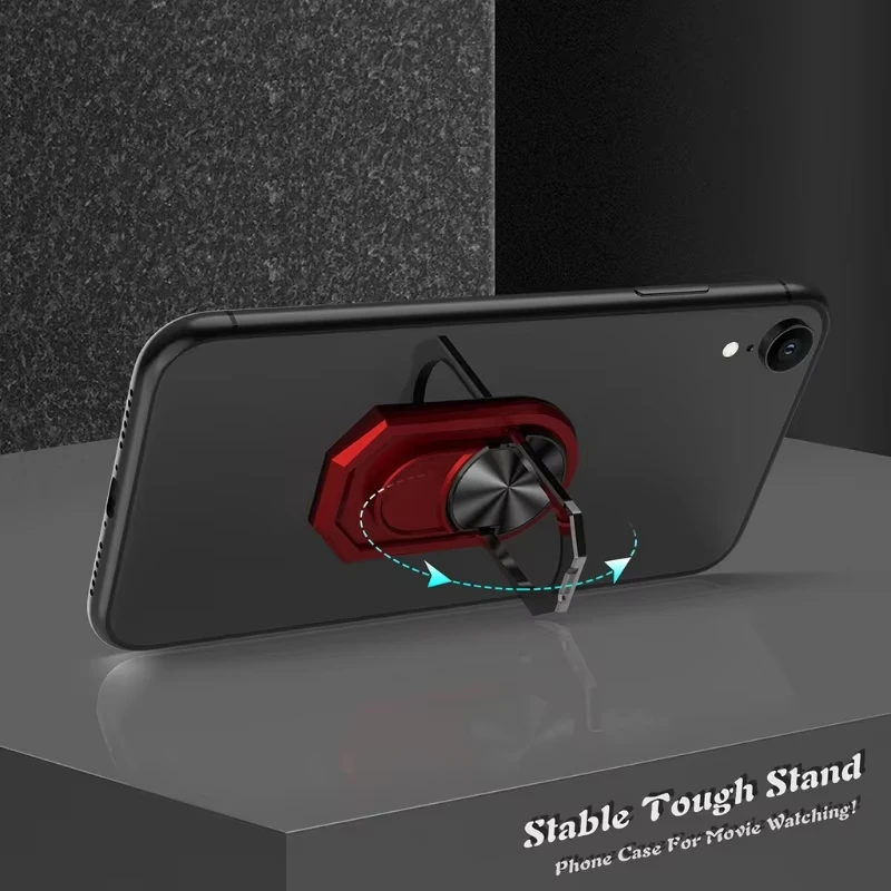 360 ° Rotation Universal Finger Ring Ständer Handy Ring Halter Ständer Metall Telefon Griff für Magnetische Auto – Bild 4