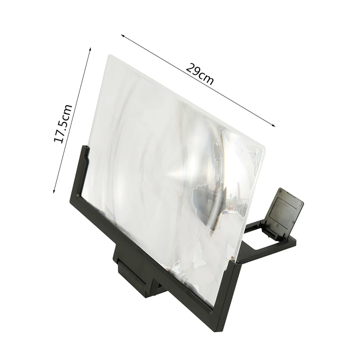 14-Zoll-Bildschirmverstärker für Mobiltelefone, 3D-Lupe, Ständer, Lupe, HD-Videoverstärker, Telefonständer, vergrößerte Bildschirmhalterung – Bild 6