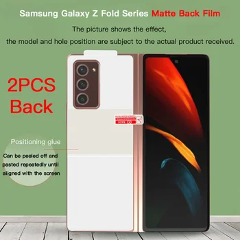 Galaxy Z Fold5: Matte Hydrogel Soft TPU Folie 6 5 4 3 2 5G – Vollständiger Schutz für innere und äußere Scharniere sowie Bildschirm