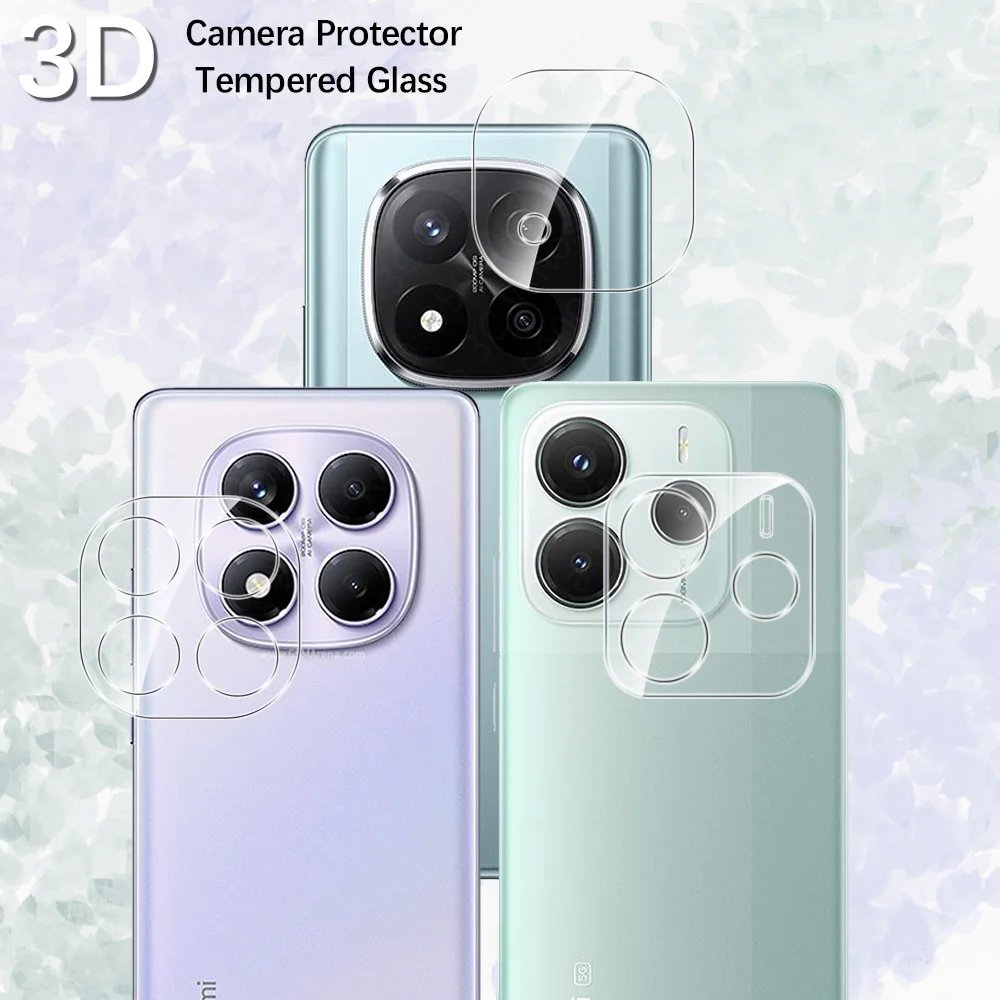 2Pcs 3D Kamera Glas Schutz rot mi 14Pro 15 4G Hinten Objektiv Film – Bild 2