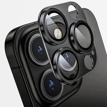 IPhone 16 Pro Max: Metall Kamera Objektiv Schutz Glas Objektiv Funda Volle Abdeckung objektiv Kamera Glas