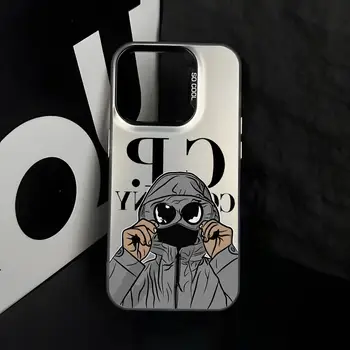 iPhone 16e: C-p-s Senior Cool Handyhülle Silber IMD Handyhülle Luxus C-ComPany Stoßfeste Hülle