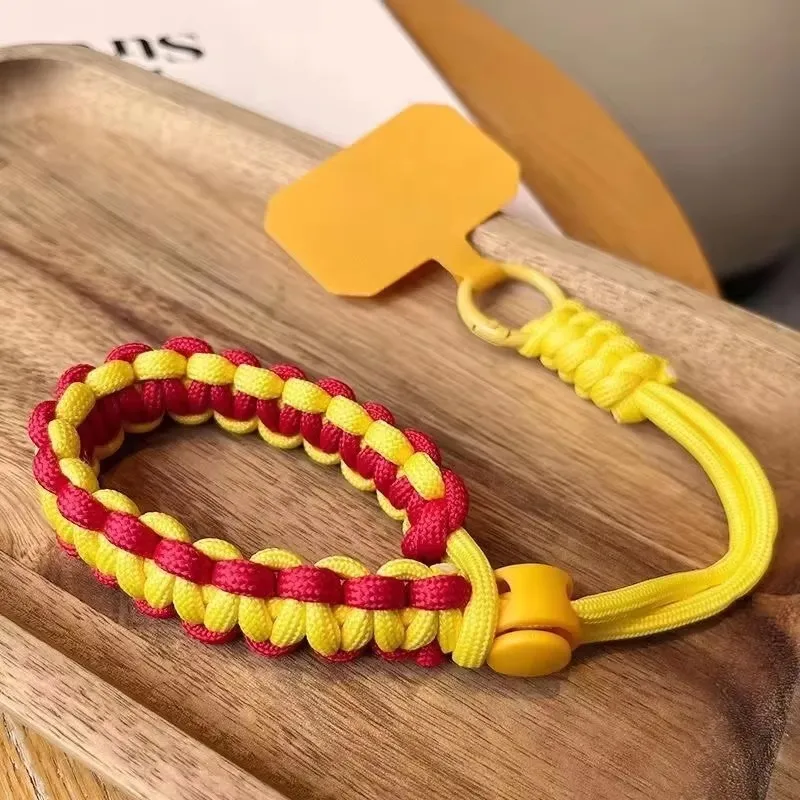 Hand gewebte verstellbare Handy Universal Lanyard Armband Outdoor-Sport bequeme Sicherheit Anti-Drop-Seil – Bild 6