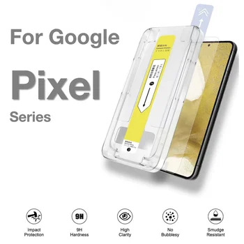 Pixel 10 Pro: Displayschutzfolie aus gehärtetem Glas, staubfrei, mit Installationskit zum Entfernen