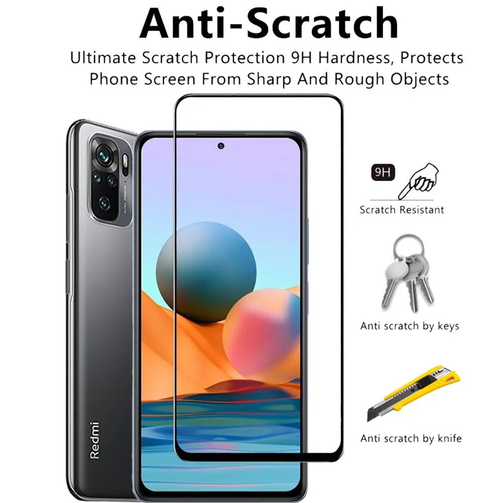vorderes gehärtetes Glas für Xiaomi Redmi 14 10 11 13 Pro 5G Displays chutz folien Redmi S 11S 10S Schutz folie S Telefon film Tempered Glass Redmi Pro Plus Kamera objektiv film – Bild 2