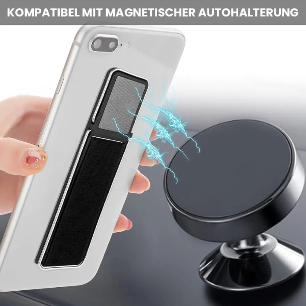 Universal Telefon halter Griff Handy Ring Finger Ständer Riemen Band faltbare Telefon steht für – Bild 4